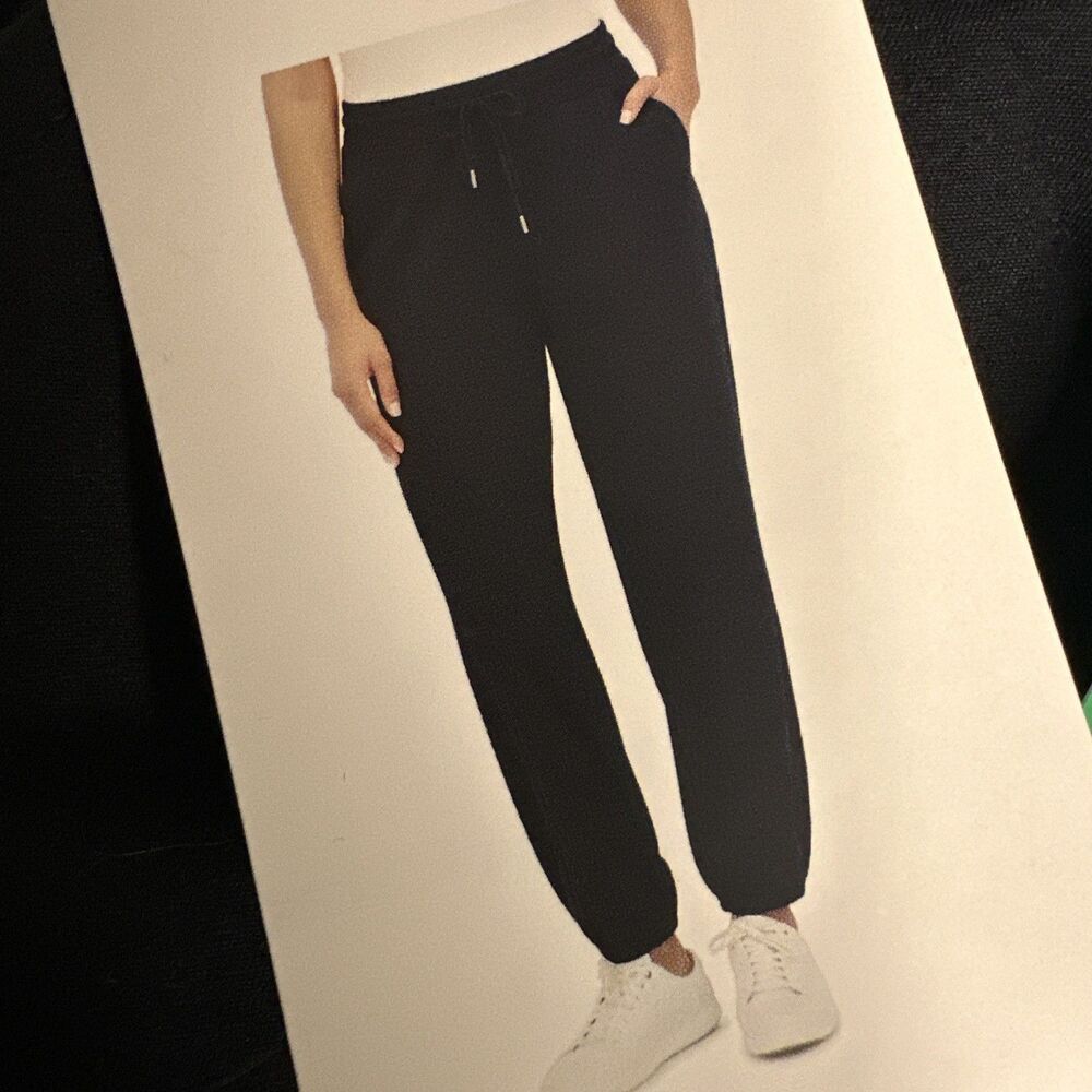 SAGE Collective Women's Black Jogger Travel Pants XL